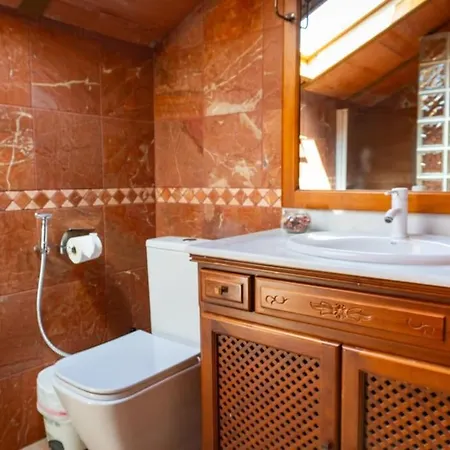 فيلة Rustic 5 Beds, Pool, Panoramic Views ميخاس